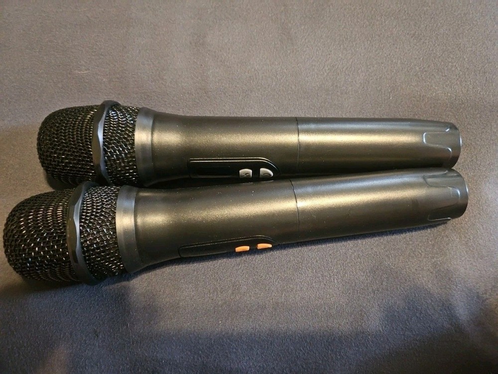 Karaoke Machine, Portable Bluetooth Speaker with 2 Wireless Microphones