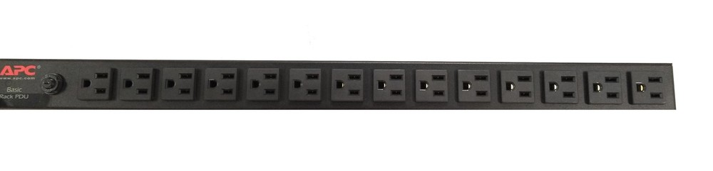 APC AP9551 14-Outlet Rackmount Basic Rack PDU 0U Vertical 120V 20A