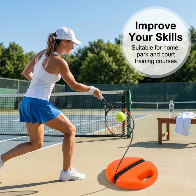 Selves-Pracitce Tennis Practice Training Tennis Trainer Ball with String Ball