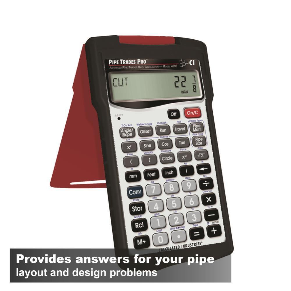 Calculated Industries Pipe Trades Pro Advanced Pipe Trades Math Calculator