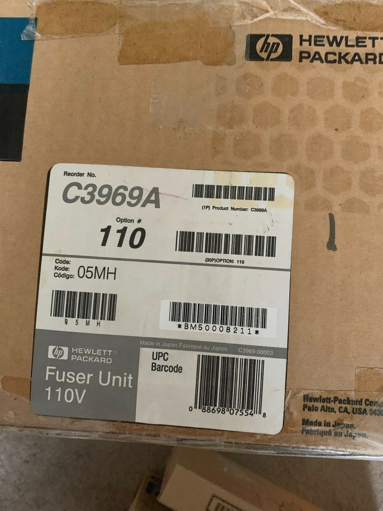HP C3969A Fuser Unit - open box