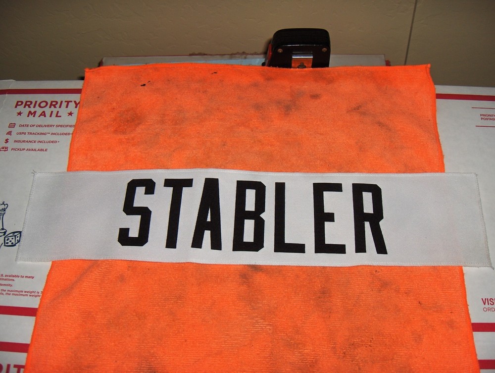 Ken Stabler  Oakland Raiders Throwback  patch sew on patch white 18x4