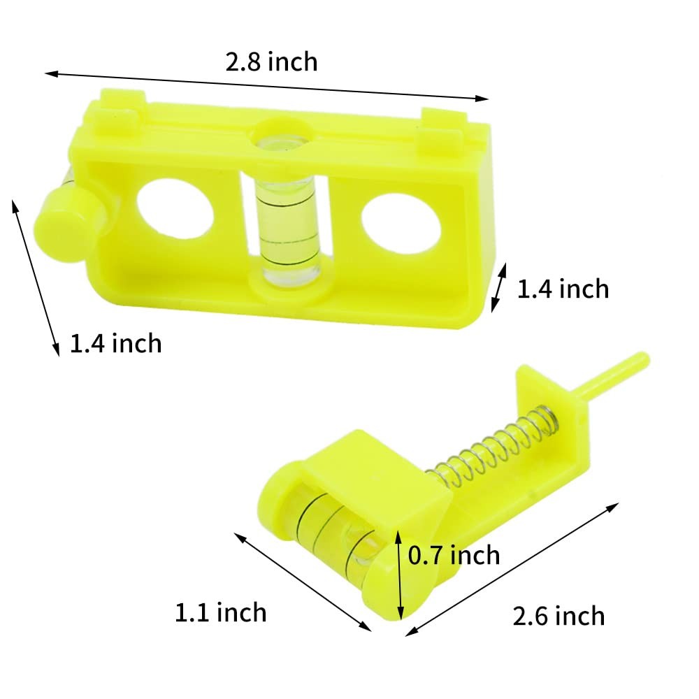 SOPOGER Archery Level Multifunctional Bow Tuning Tools for Rest Yellow