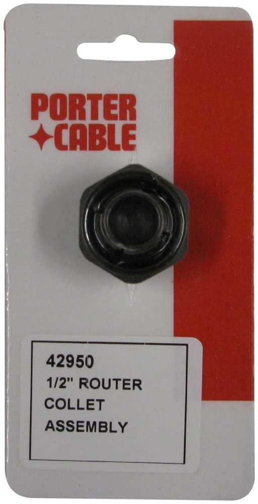 42950 1/2- inch Router Collet Fit for PORTER CABLE models, Delta, B&D