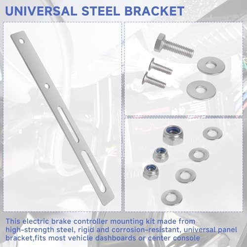 Trailer Brake Controller Mounting Bracket Kit Compatible with Redarc Tow-Pro