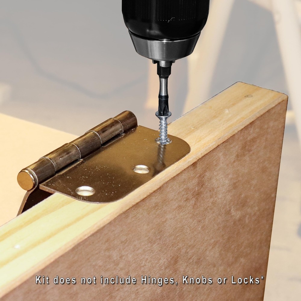 7301 Door Kit – For Installing Door Locks, Knobs, and Hinges. Self-Clamping L...