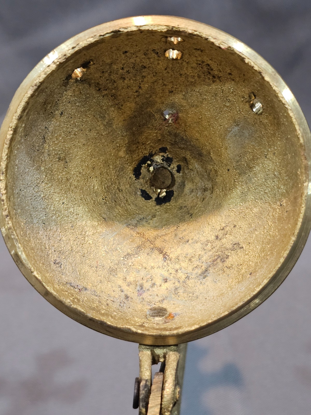 Incense Censer Antique Spiritual Religious Incense Censer Cross on Lid 7"