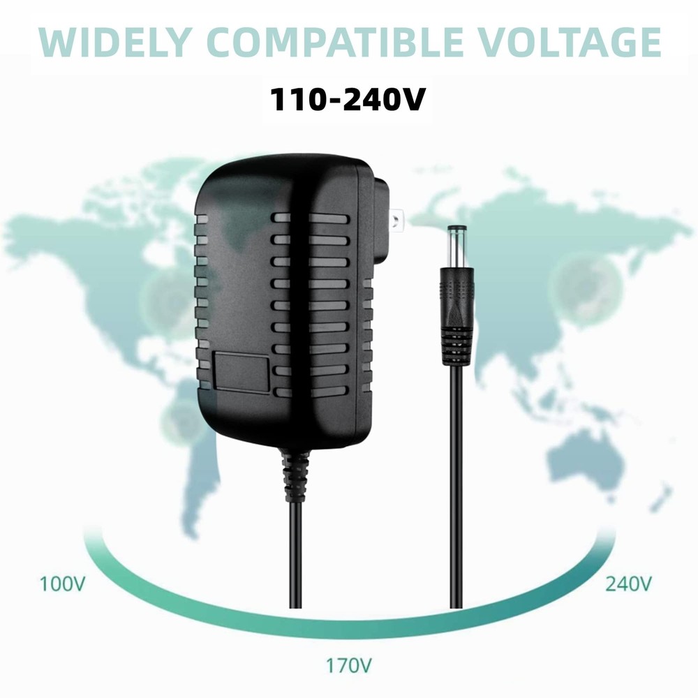 9V 500mA-1A AC-DC Adapter Charger Replacement for Alesis Sample Pad 4 Sampler...