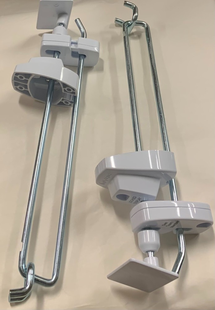 25 Alpha InVue 10.25" Locking Peg Slatwall Hooks Retail Security with Tag Holder