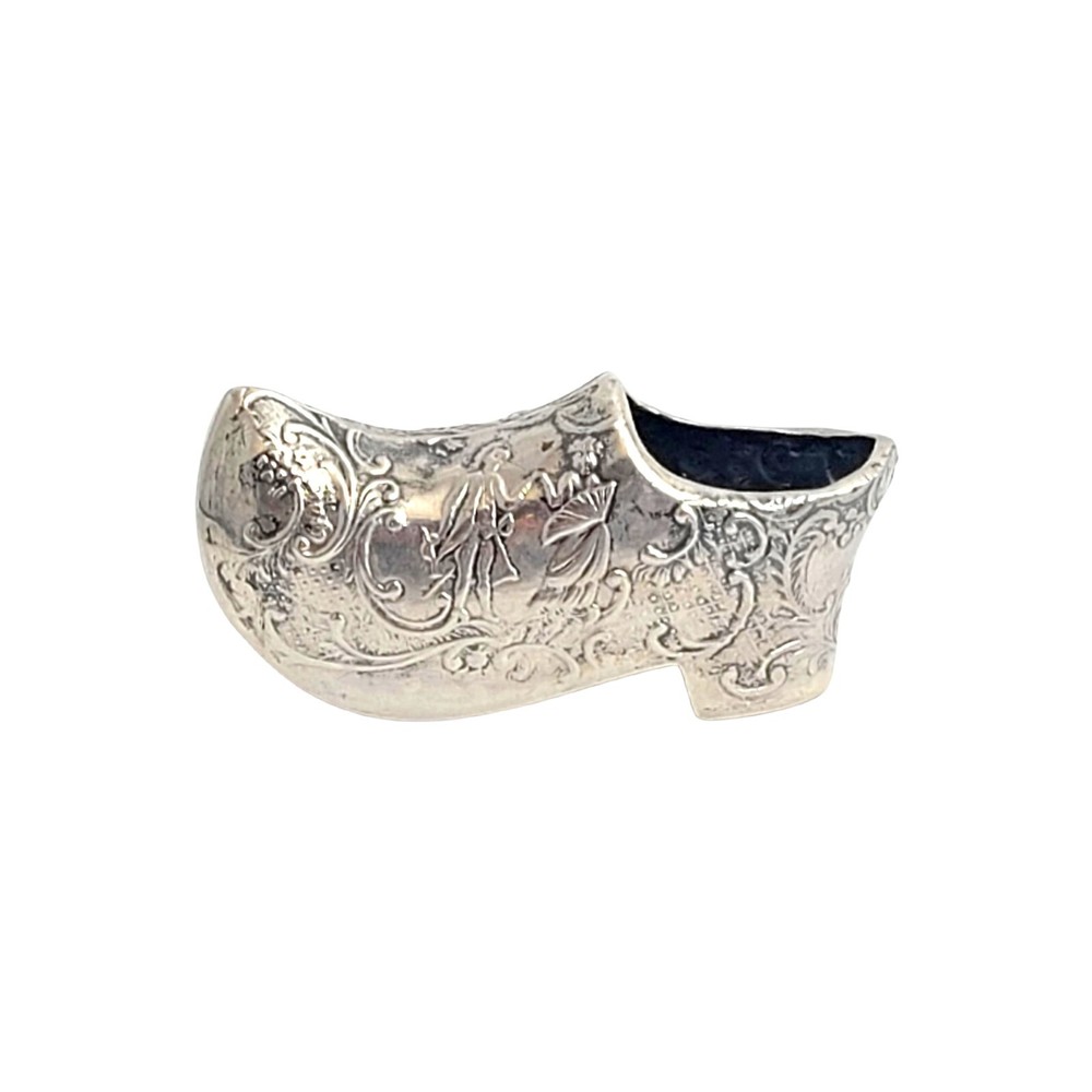 Dutch Import 835 Silver Clog #12254