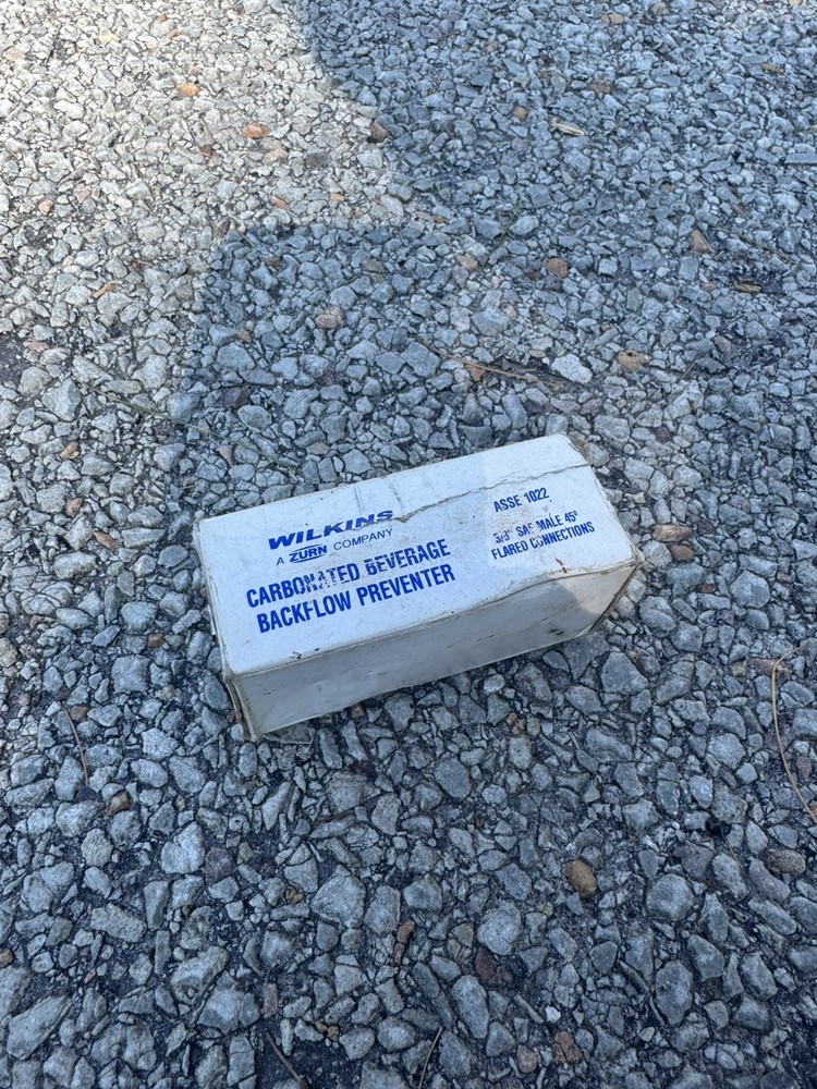 CARBONATED BEVERAGE BACKFLOW PREVENTER DEVICE (WILKINS MODEL 740)
