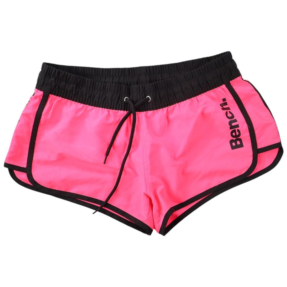 Bench Womens Athletic Shorts Size 12 Pink Back Pocket 100% Polyester