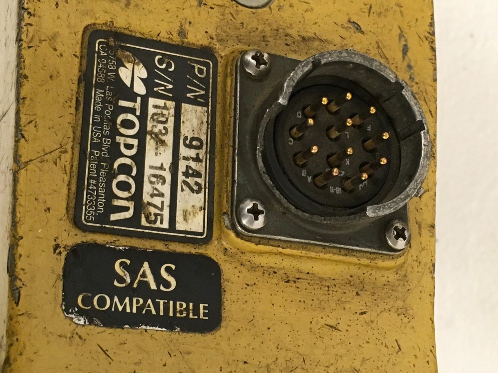 Topcon System Five 9256 w/ 3x 9142 Sonic Tracker II Sensors & Case WORKING