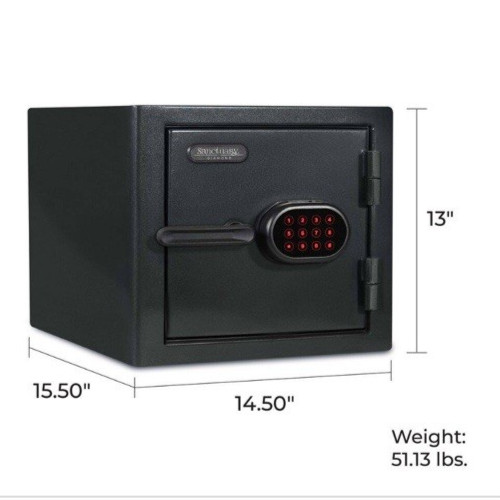 Sanctuary Diamond 92 cu ft Fireproof Waterproof Safe Electronic Lock Dark Gray