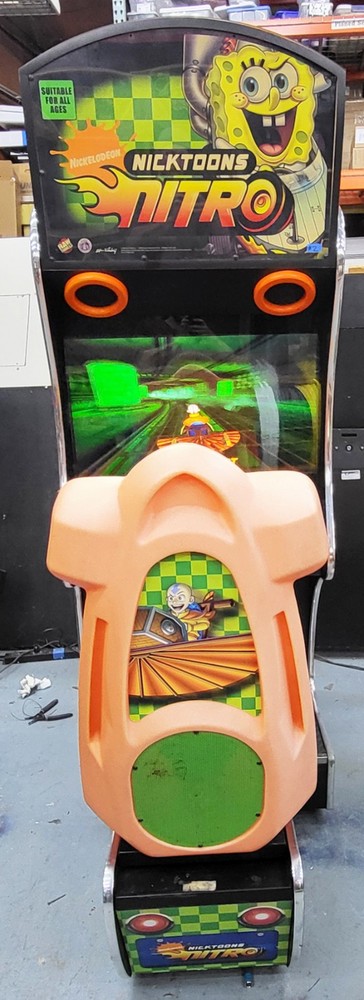 Nickelodeon Nicktoons Nitro Arcade Sit Down Driving Racing Arcade - 32" LCD (#2)