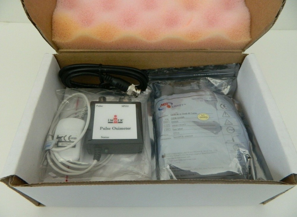 iWorx Systems Inc. PO2-100D Pulse Oximeter Sensor