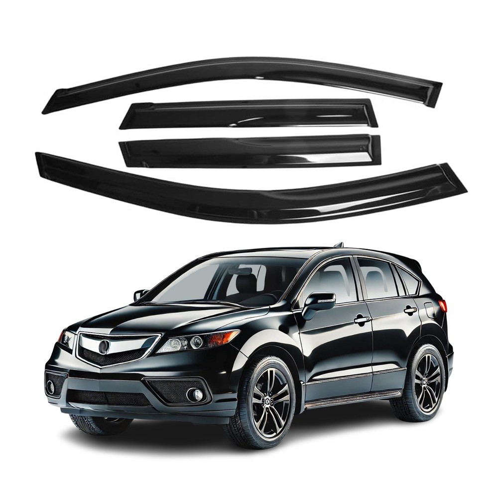 Fits ACURA RDX 2007—2012  Side Window Visor Sun Rain Deflector Guard Thickened