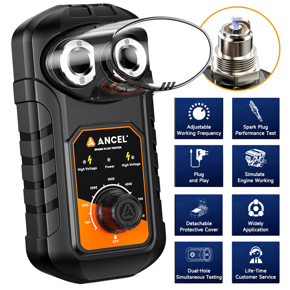 ANCEL SP21 Spark Plug Tester Auto Diagnostic Scanner for Car Ignition System