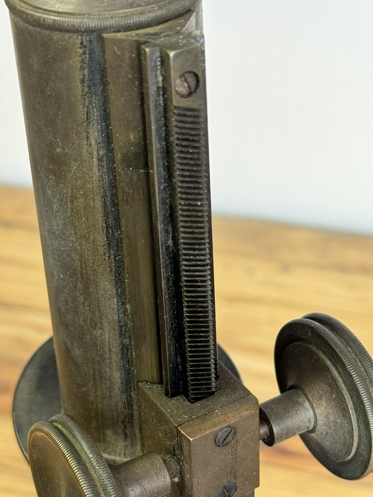 VINTAGE EARLY 1900'S SPENCER BRASS MICROSCOPE