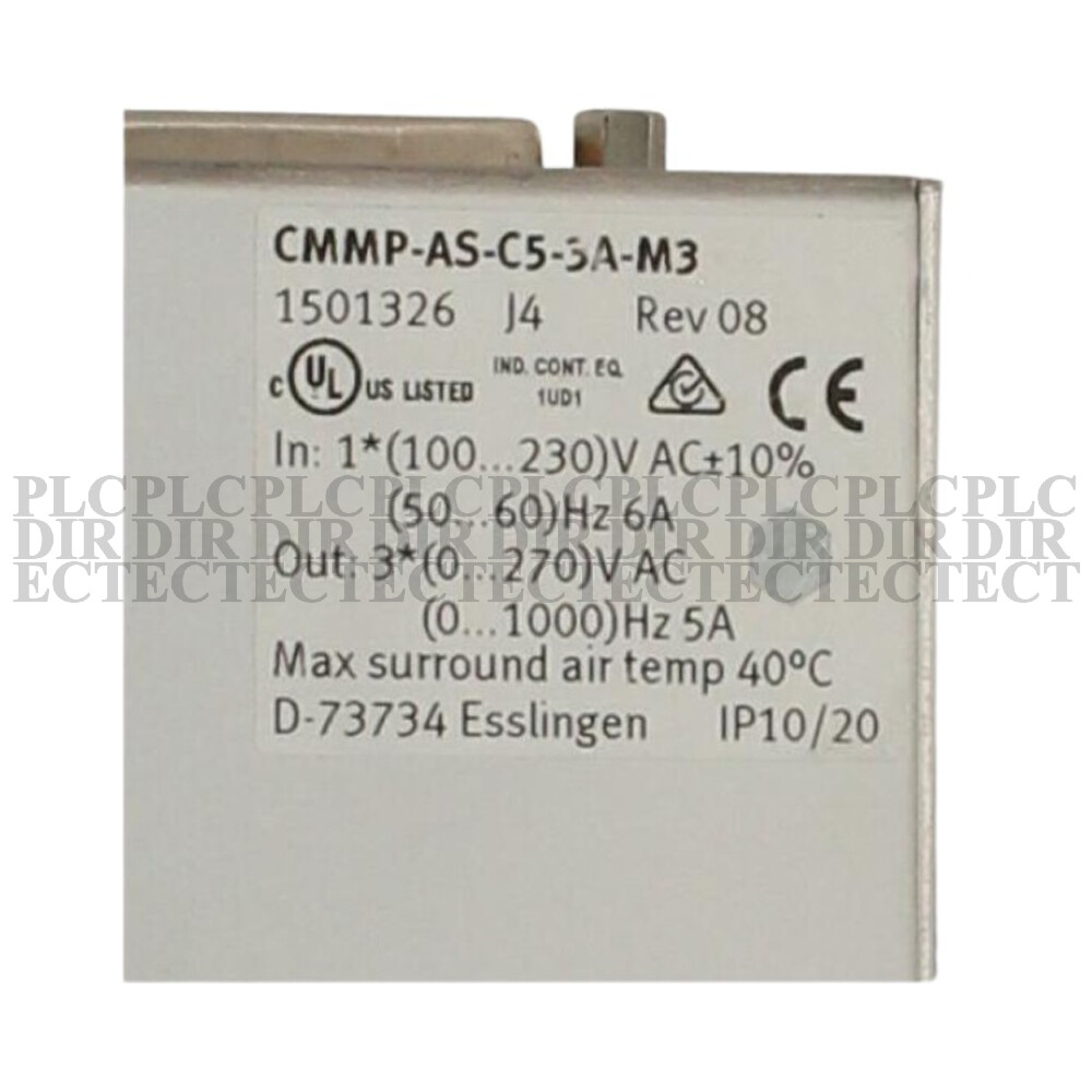 Used FESTO CMMP-AS-C5-3A-M3 Motor Controller