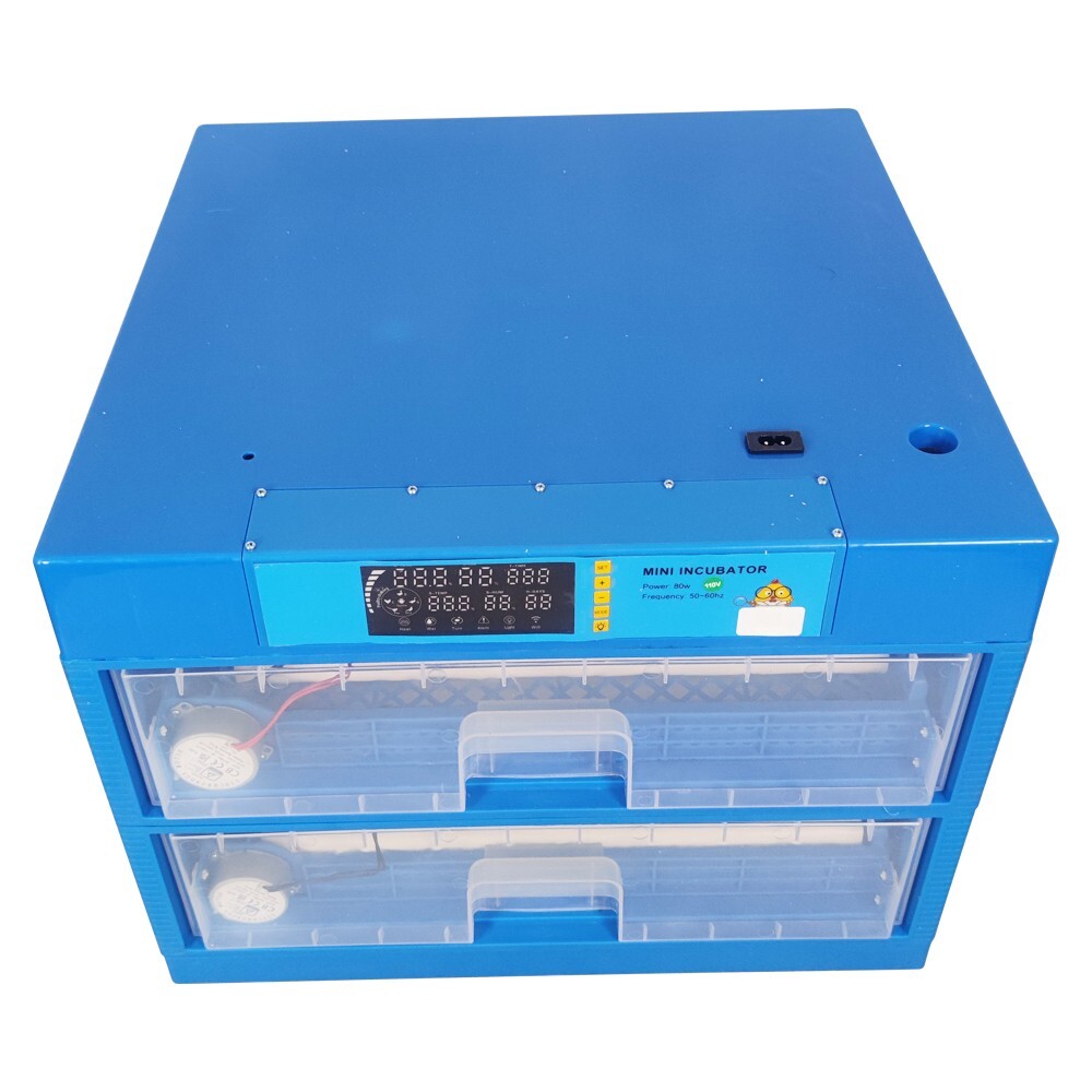 110V Multi-functional LCD Screen Drawer Type Egg Incubator 128 Eggs