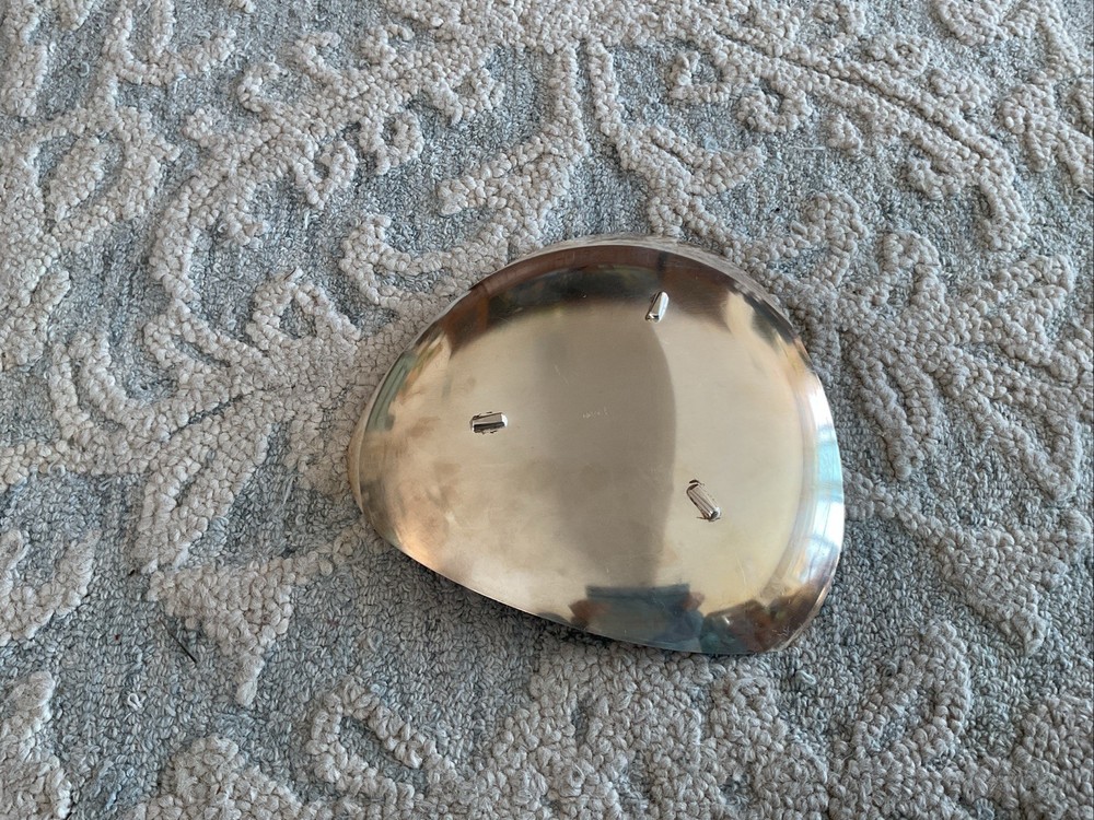 Vintage WMF IKORA Silver Plate Footed Triangular Serving Tray 11” Germany