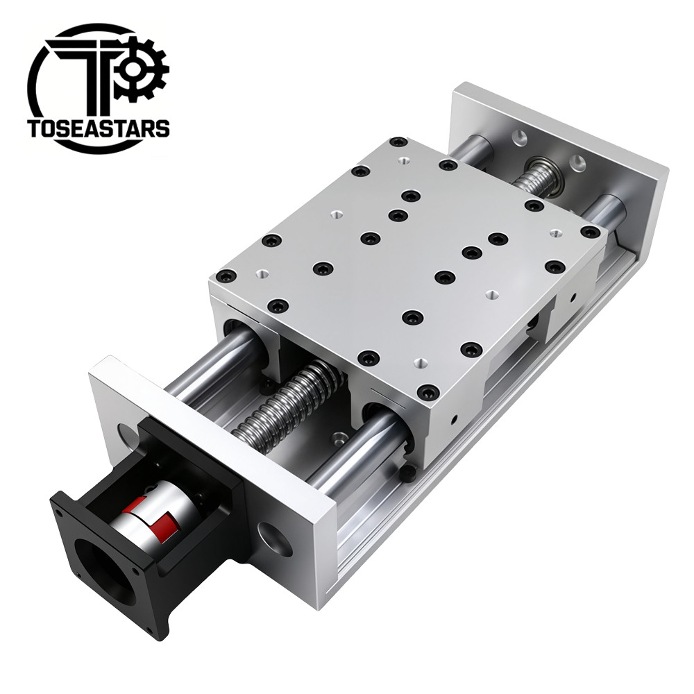 0.03mm High Precision Ballscrew Slide Table 80kg Heavy Duty Linear Module CNC