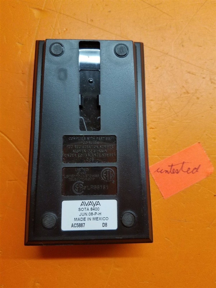 ⭐️⭐️⭐️⭐️⭐️ **UNTESTED** Avaya SOTA 8400 Modular Headset Adapter