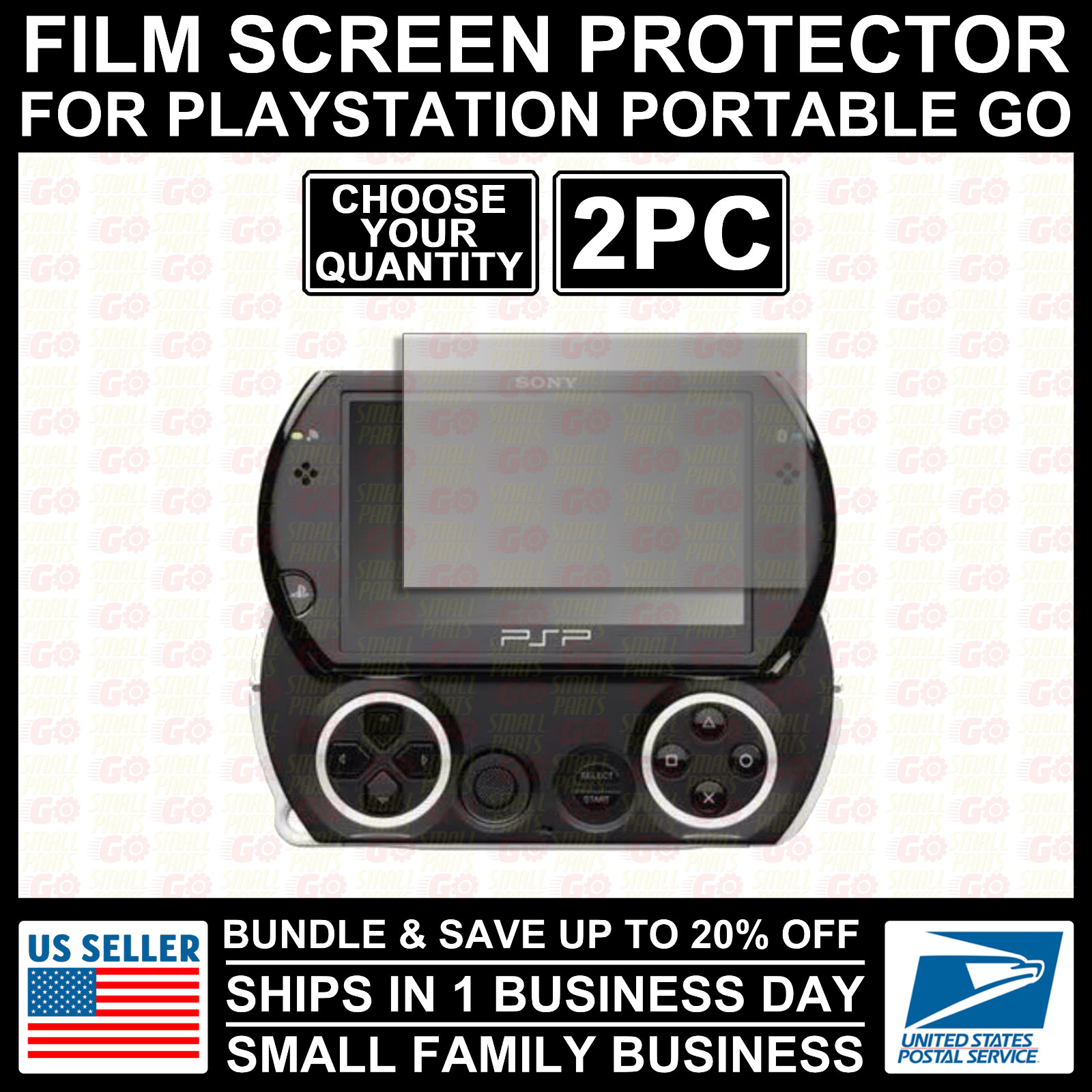 2-10PC FILM LCD Screen Protector for PlayStation Portable PSP GO Console