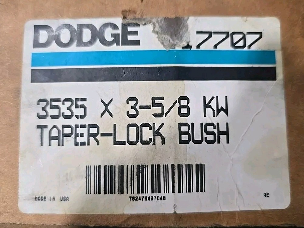 DODGE TAPER-LOCK BUSHING 3535 3-5/8 Nos Surplus