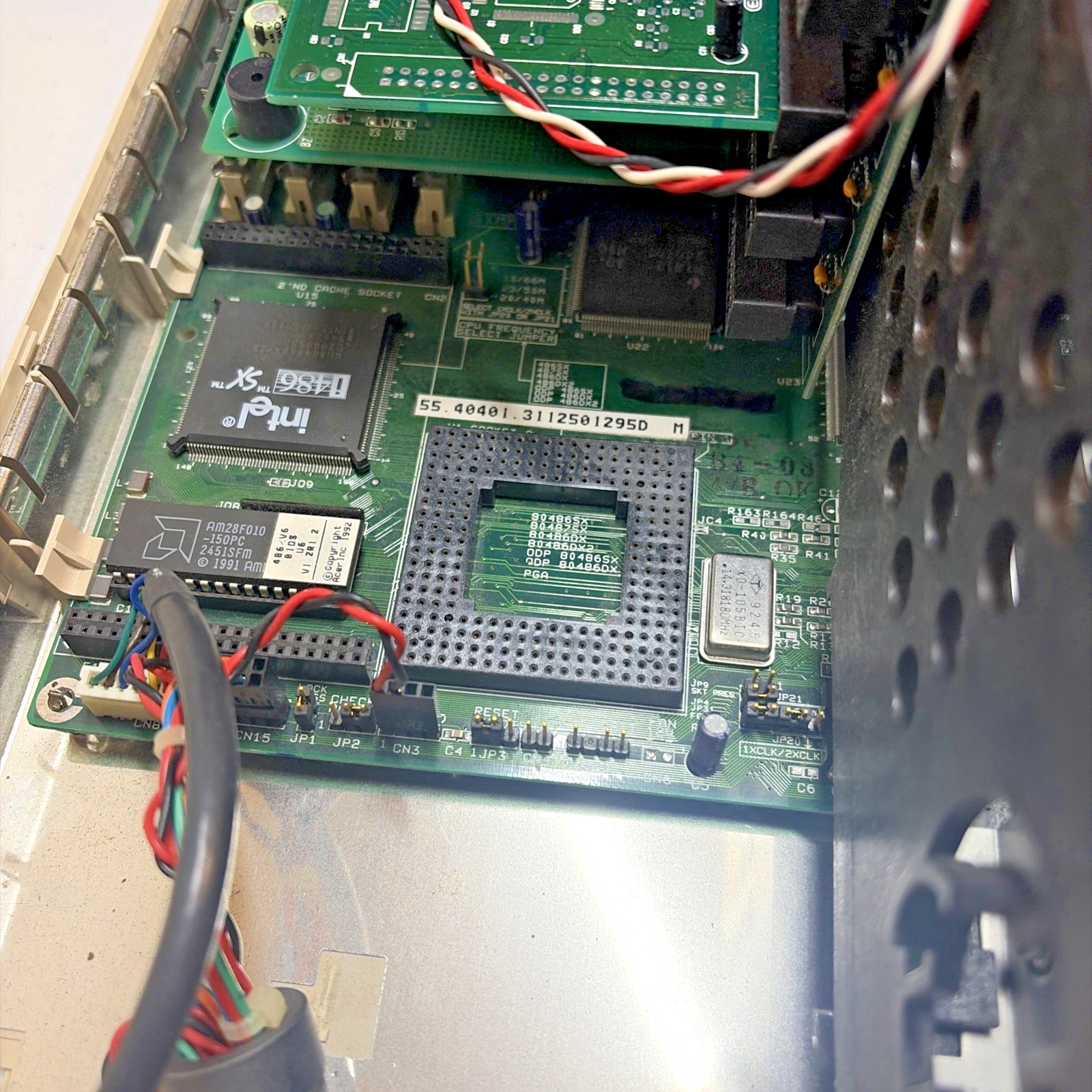 1992 Acer Acros 486SX/25 Model 4155 PC Computer PZ25D