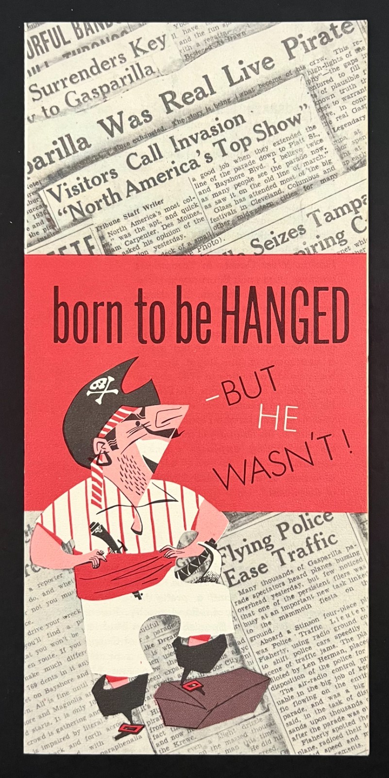 1958 Tampa Florida Gasparilla Pirate Festival Guides Vintage Travel Brochure Lot