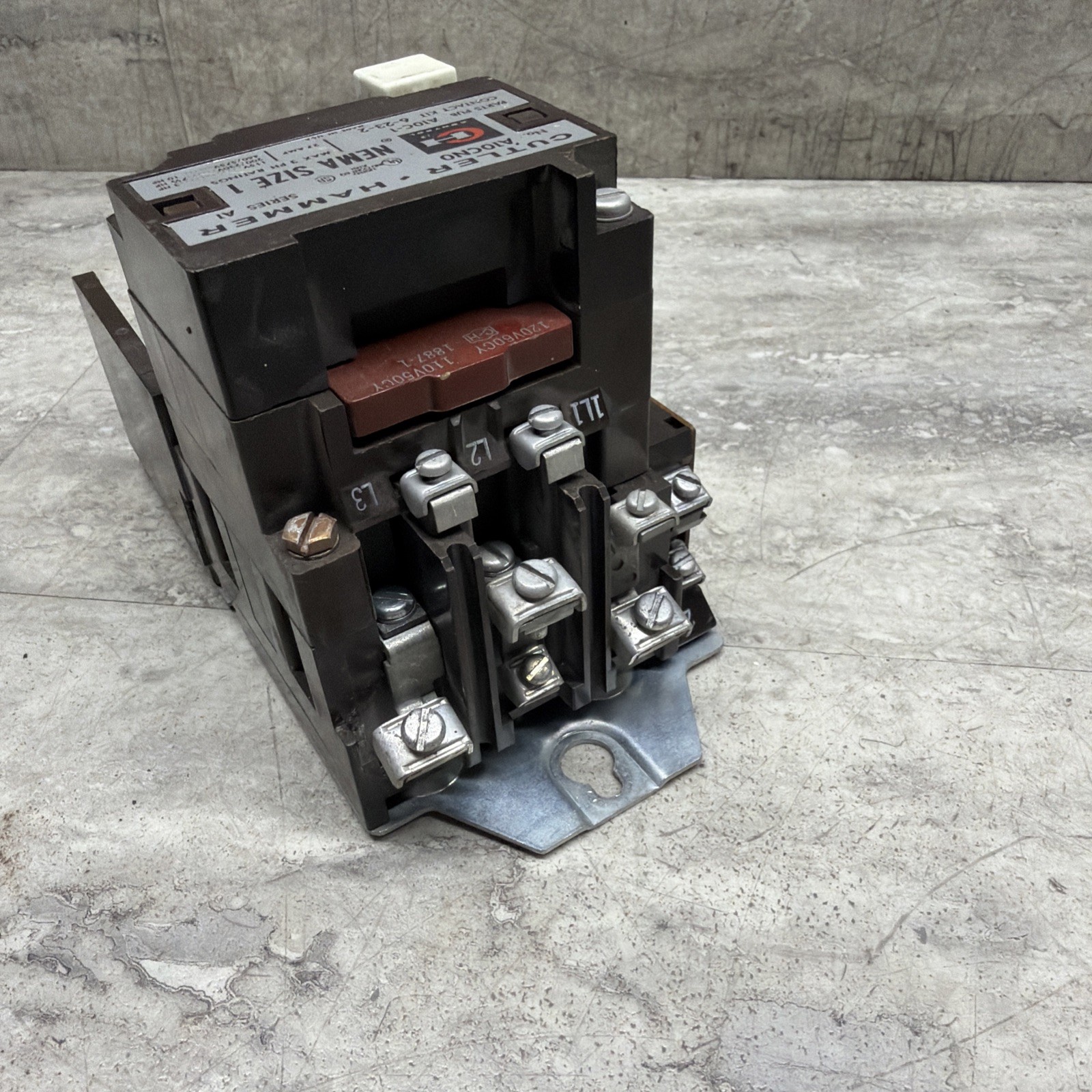 Cutler Hammer A10CN0 Size 1 Motor Starter W/ Overload Relay & Auxiliary, Tested