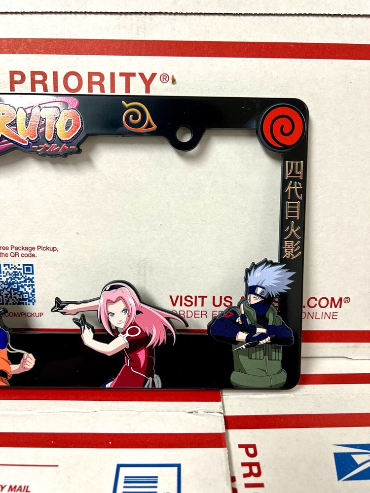 Naruto Team 7 License Plate Frame