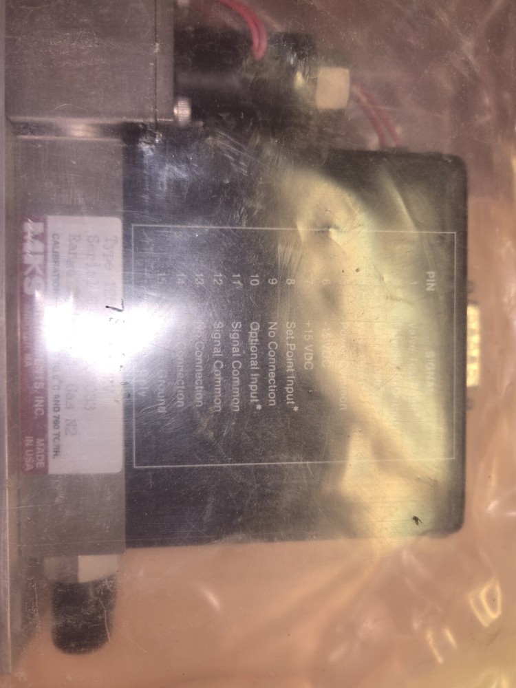 MKS 1259C-02000RV Mass flow controller