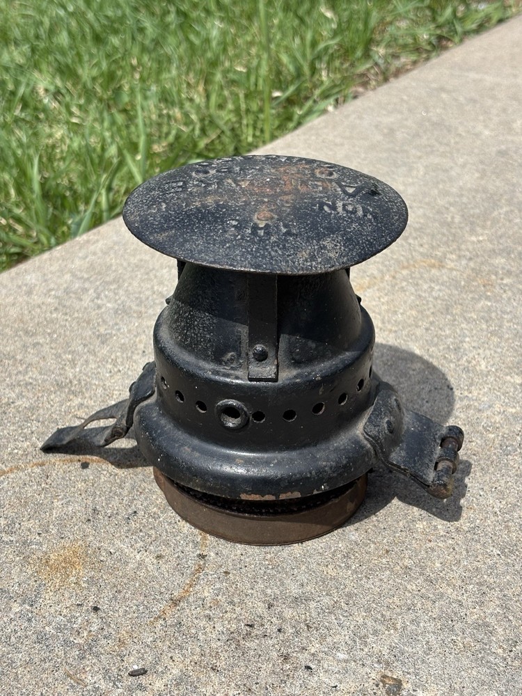 Adlake Railroad Switch Lamp Train Lantern Top Cap Vent Assembly