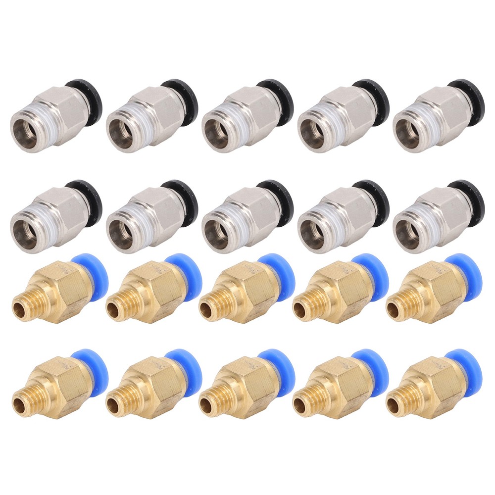 20Pcs 3D Printer Pneumatic Fitting PC4-M6 PC4-10 Spares For Ender 3