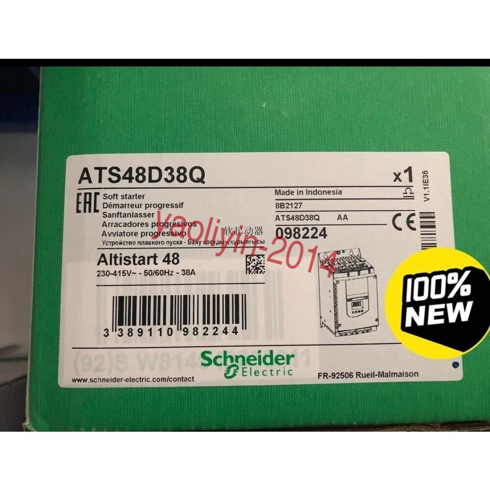 1PCS NEW ATS48D38Q Soft starter