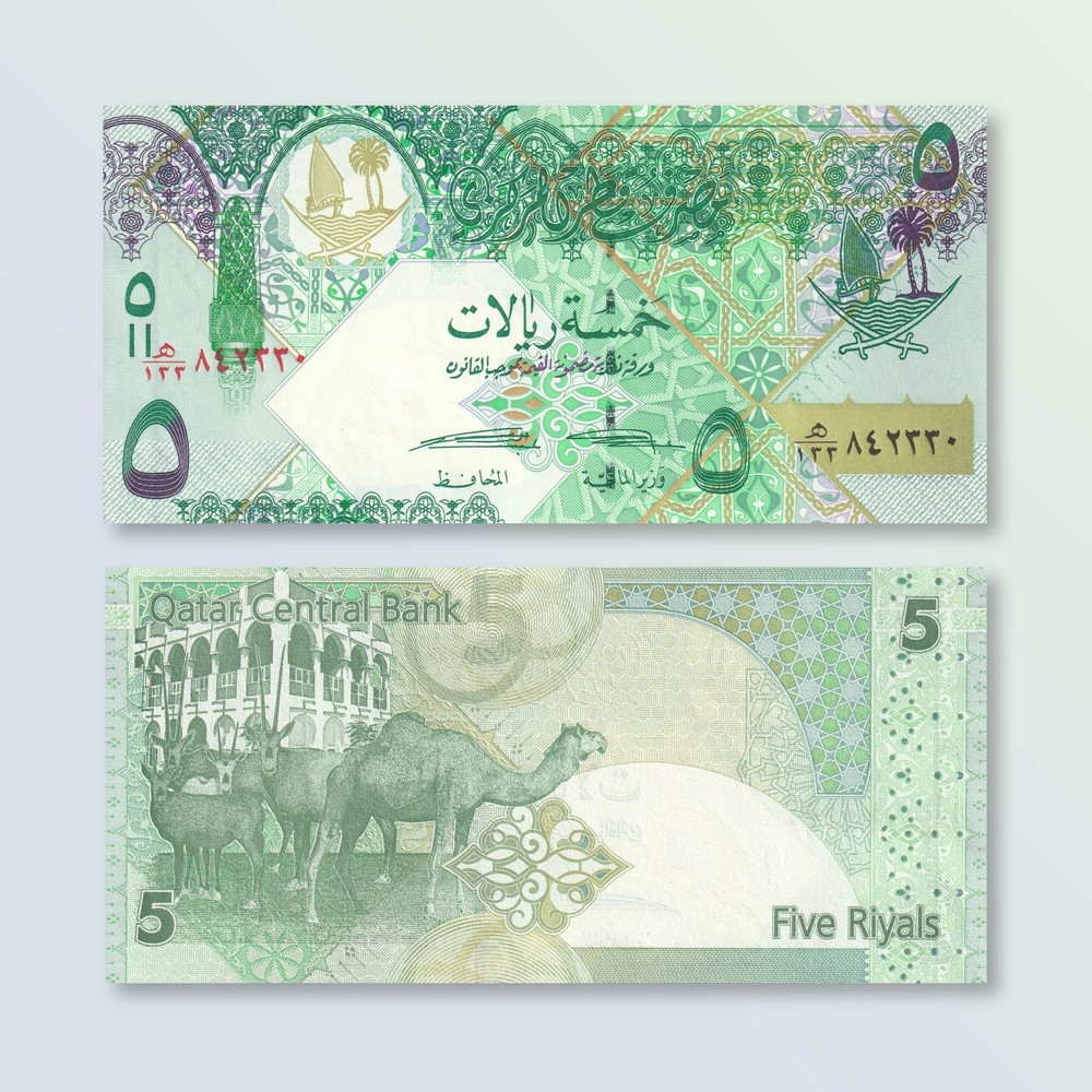 Qatar 5 Riyals, 2015, B216b, P29, UNC