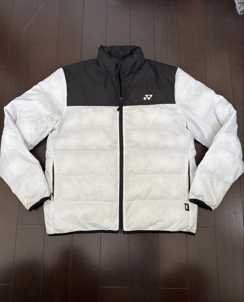 YONEX Down Jacket L Size White/Black