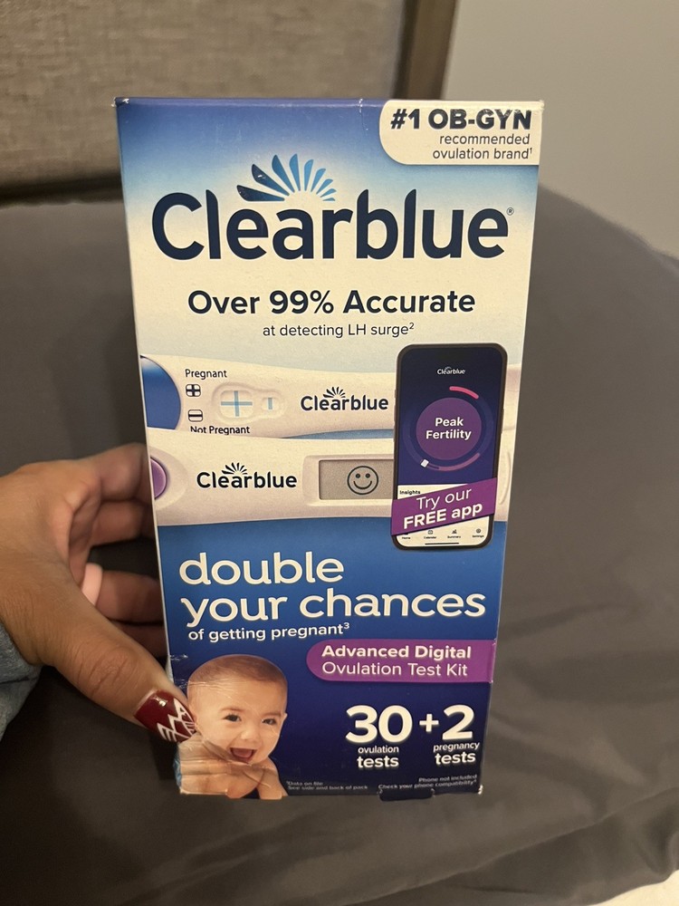 Clearblue Advanced Digital Ovulation Test Kit - (30 + 2) - Exp 07/2027