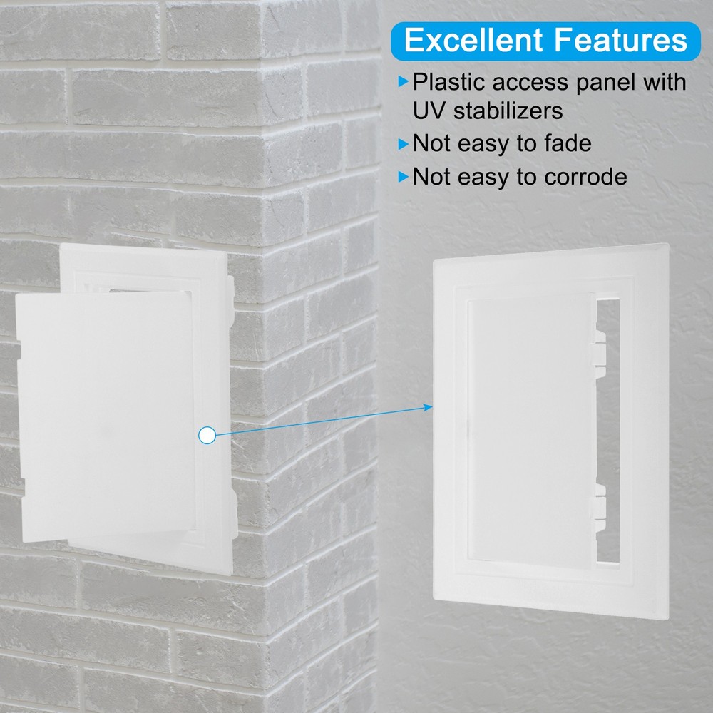 5x5 Inch(135x135mm) Removable Hinged Access Panel, Access Doors, White