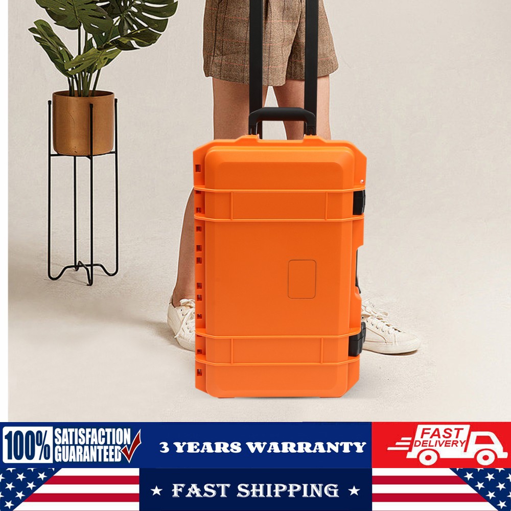 22" Waterproof Multi-Purpose Protective Camera Case with Custom Foam