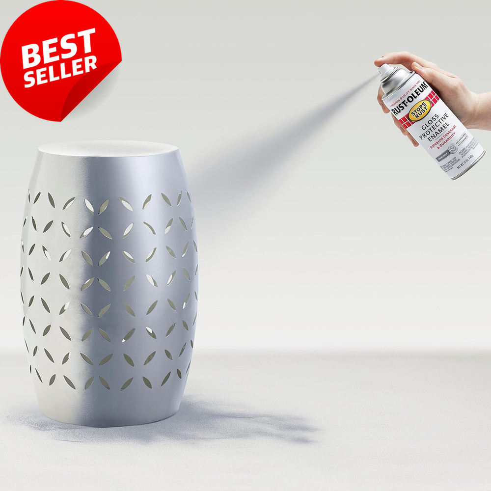 7786830 Stops Rust Spray Paint, 12 Oz, Gloss Smoke Gray