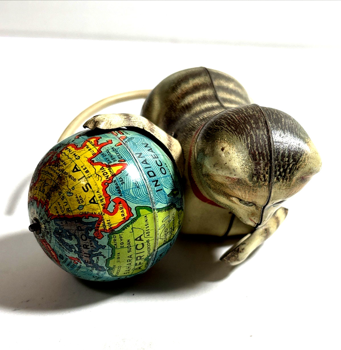 2 VTG Tin Lithograph Wind Up Toys W. German 1950-1960 Good working order, 1 key