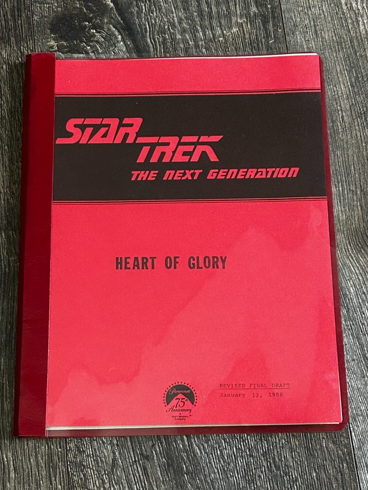 STAR TREK Script The Next Generation Heart Of Glory Revised Final Draft Jan 1988