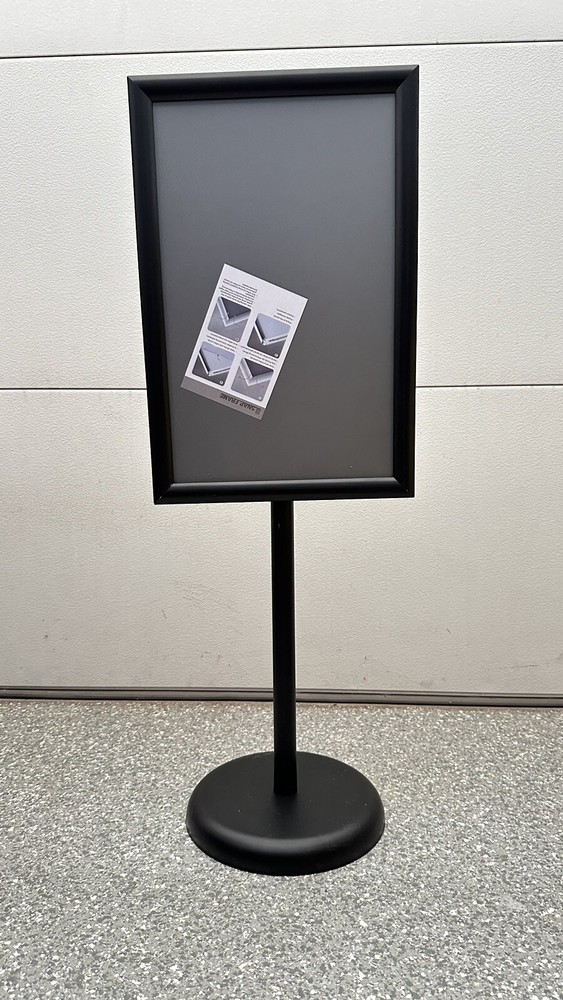 New 11x17 Adjustable Floor Stand Display Sign