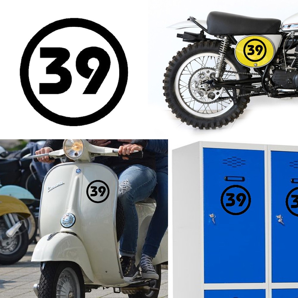 Number 39 v2, Sticker Vinyl