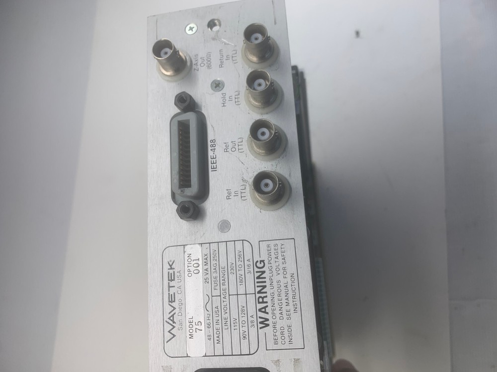 WAVETEK MODEL 75 ARBITRARY WAVEFORM GENERATOR