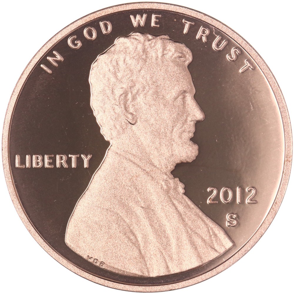 2012 S Lincoln Shield Cent Gem DCam Proof